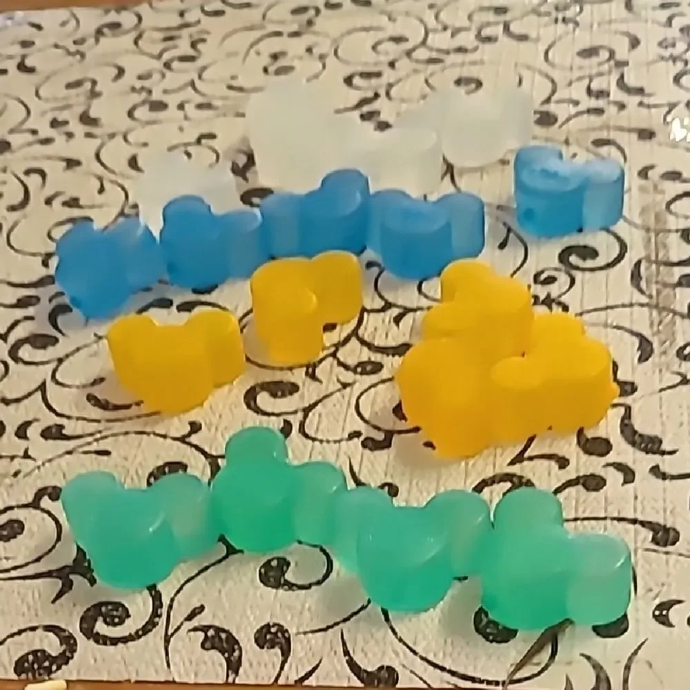 Colorful Mickey Mouse Shaped Ice Cube Set